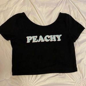 Peachy crop top